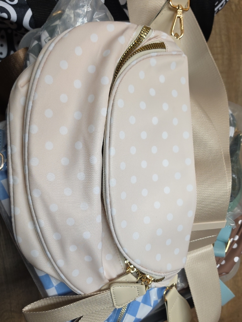 Polka Dot Crossbody Bag